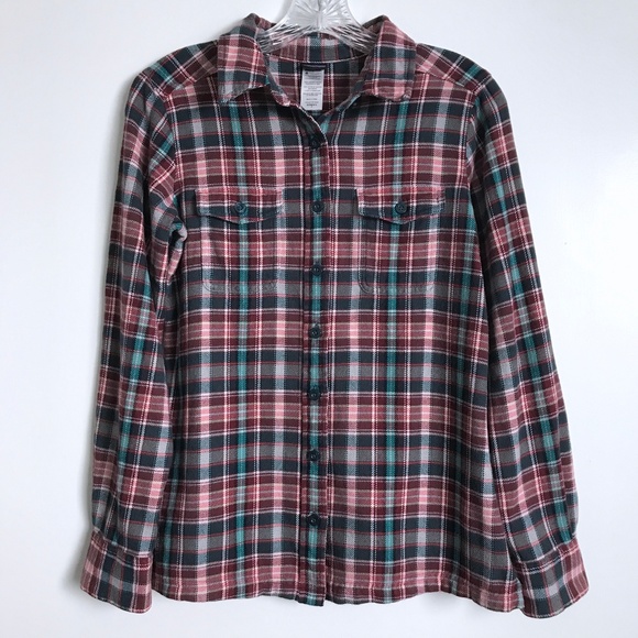 Patagonia Tops - Patagonia Fjord Flannel Shirt in Roadie Tidal Teal